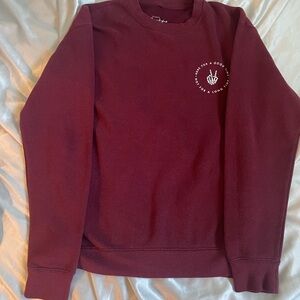Men's Burgundy Sweater